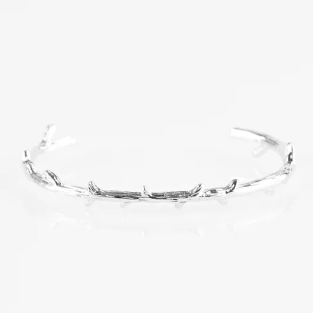 Paparazzi ♥ Easy As One, Two, TREE - Silver ♥ Bracelet